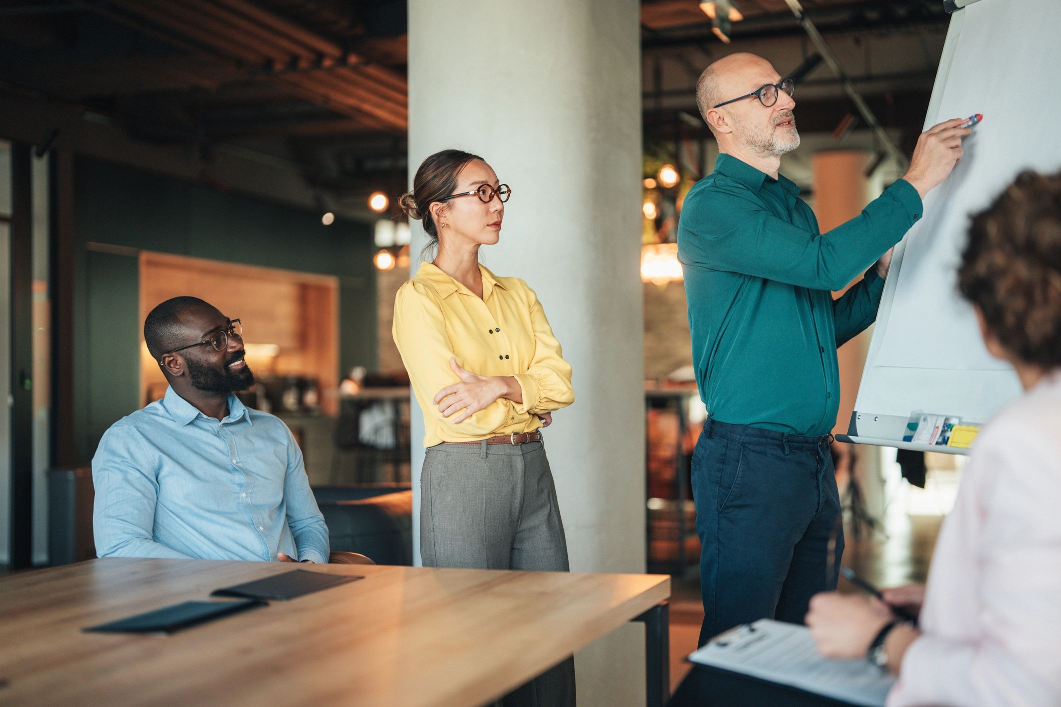 Business onboarding meeting for managed IT services